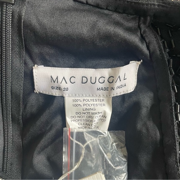 New! Mac Duggal 93742 Jewel Ornate Halter Gown NWT 30686 - Picture 7 of 10